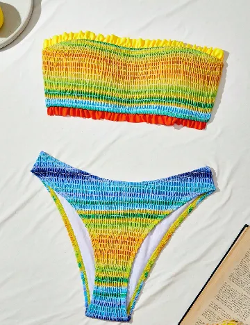 Costum de baie SHEIN, mix culori