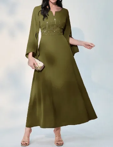 Rochie lunga SHEIN, verde