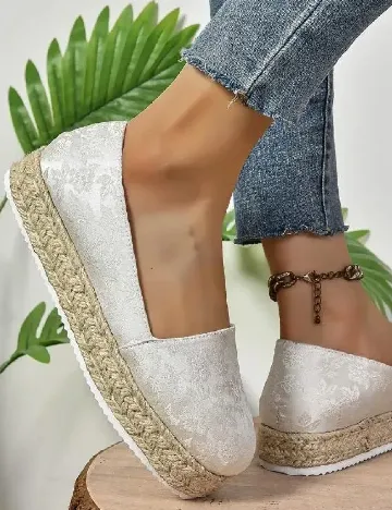 Espadrile SHEIN, crem