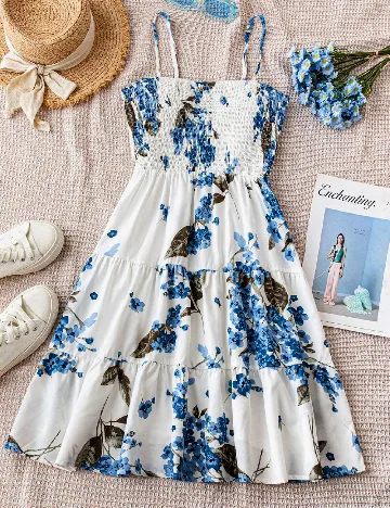 Rochie scurta SHEIN, floral print