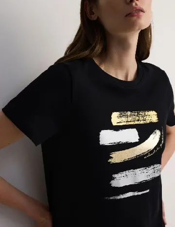 Tricou Reserved, negru