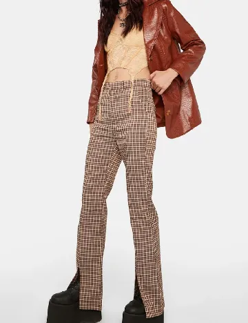 Pantaloni DAISY STREET, maro
