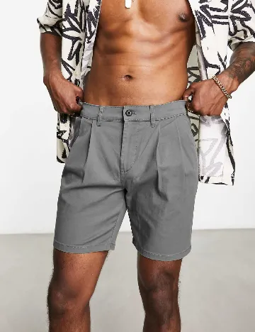 Pantaloni scurti ASOS, gri