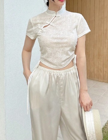 Bluza SHEIN, ecru