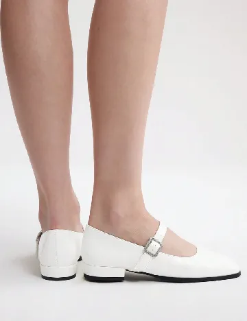 Pantofi SHEIN, alb