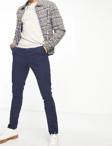 Pantaloni ASOS, bleumarin