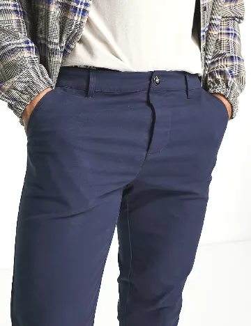 Pantaloni ASOS, bleumarin
