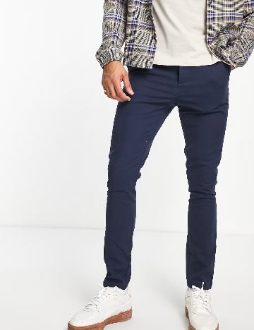 Pantaloni ASOS, bleumarin