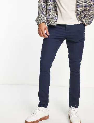 Pantaloni ASOS, bleumarin