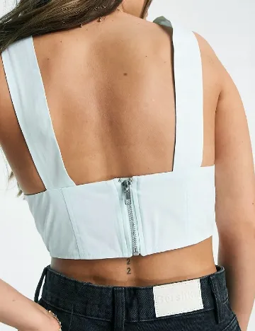 Top ASOS, turcoaz Albastru