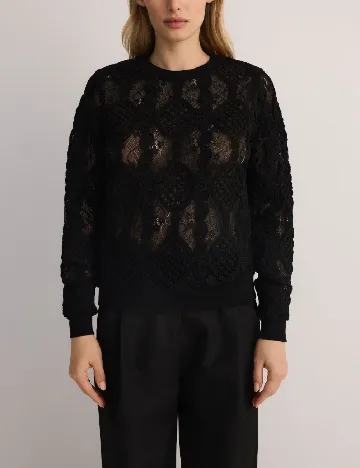 Bluza Reserved, negru Negru