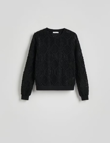Bluza Reserved, negru