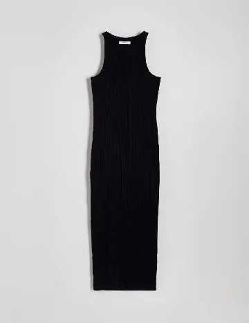 Rochie medie Reserved, negru Negru