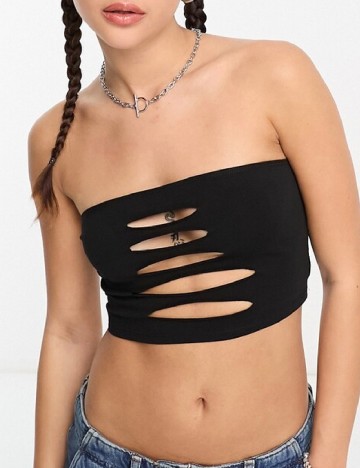 Top ASOS, negru
