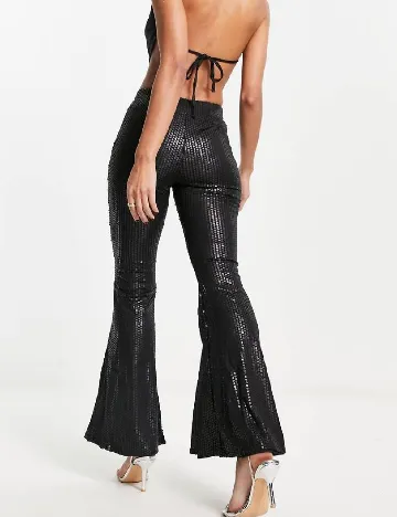 Pantaloni Glamorous, negru