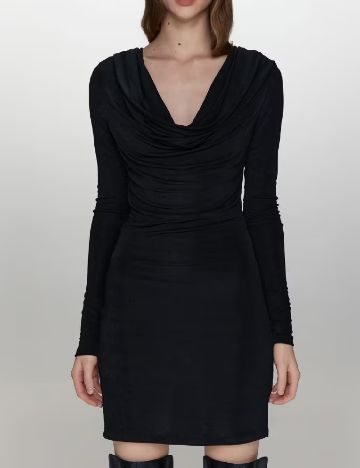 Rochie scurta Reserved, negru