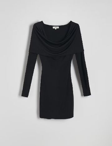 Rochie scurta Reserved, negru