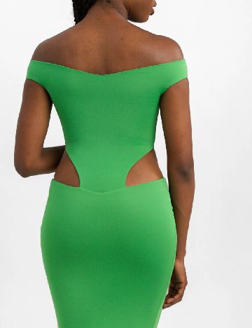Rochie lunga Aria Cove, verde