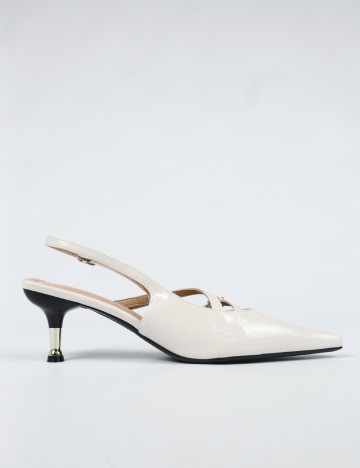 Pantofi SHEIN, ecru
