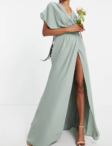 Rochie lunga ASOS, verde