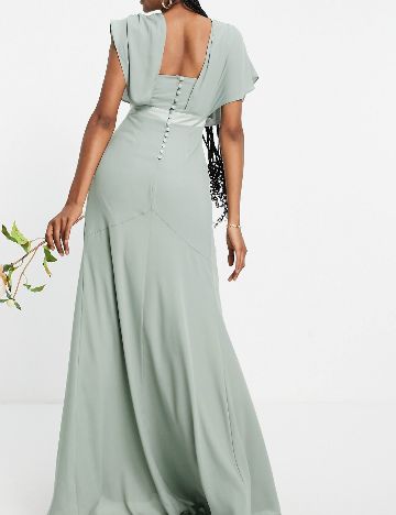 Rochie lunga ASOS, verde