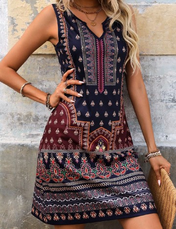 Rochie scurta SHEIN, bleumarin