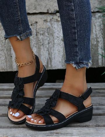 Sandale SHEIN, negru