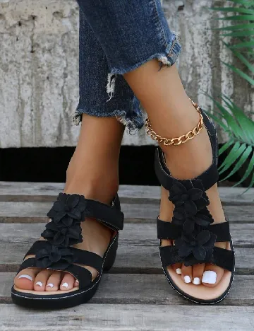 Sandale SHEIN, negru