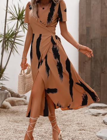 Rochie medie SHEIN, maro