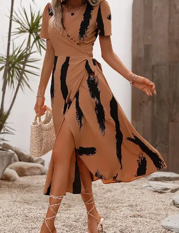 Rochie medie SHEIN, maro