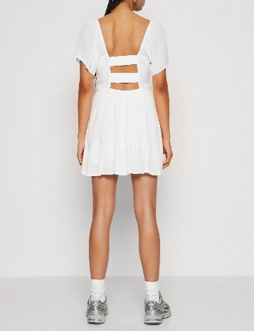 Rochie scurta Hollister, alb