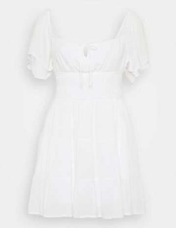 Rochie scurta Hollister, alb