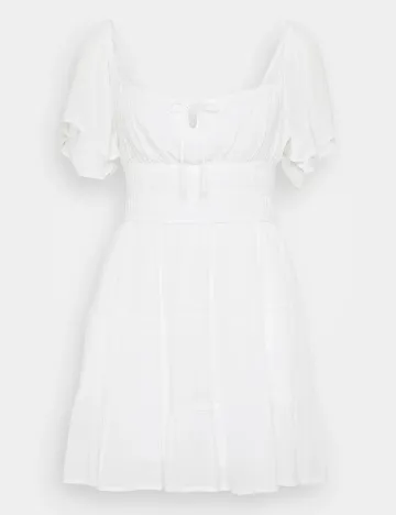 Rochie scurta Hollister, alb