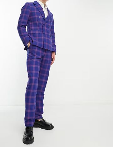 Pantaloni Devil s Advocate, albastru