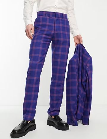 Pantaloni Devil s Advocate, albastru