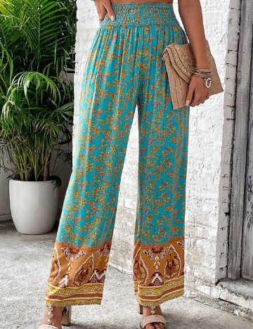 Pantaloni SHEIN, albastru
