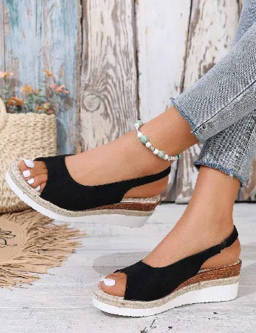 Sandale SHEIN, negru