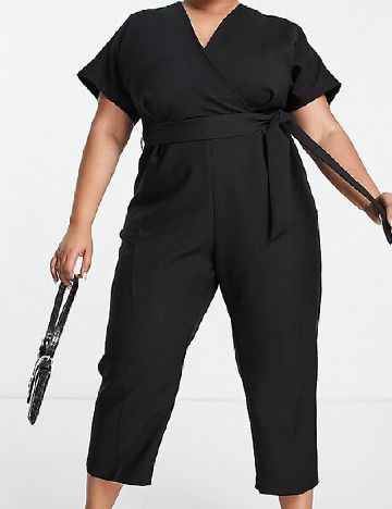 Salopeta Closet London Curve, negru