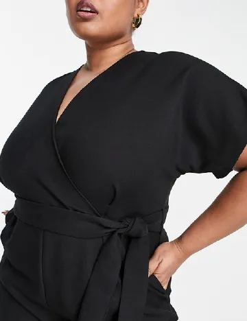 Salopeta Closet London Curve, negru Negru
