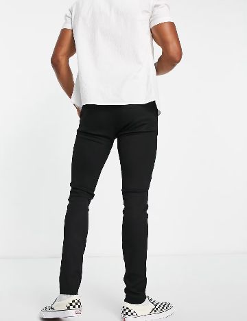 Pantaloni Topman, negru