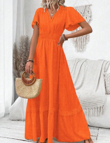 Rochie lunga SHEIN, portocaliu