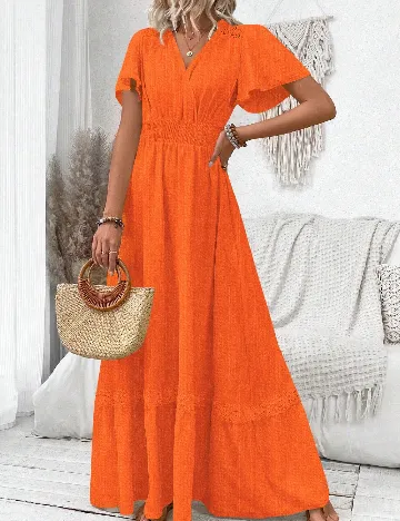 Rochie lunga SHEIN, portocaliu
