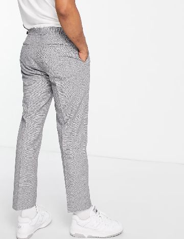 Pantaloni Topman, gri