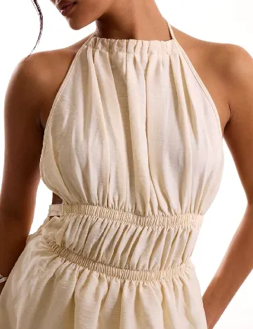 Rochie scurta SHEIN, crem Crem