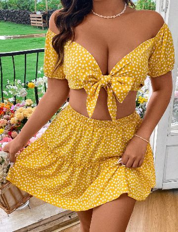 Compleu SHEIN CURVE, galben