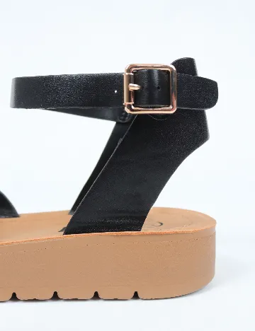 Sandale SHEIN, negru Negru