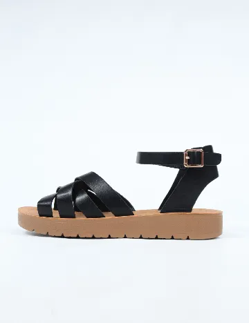 Sandale SHEIN, negru Negru