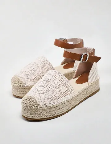 Espadrile SHEIN, alb