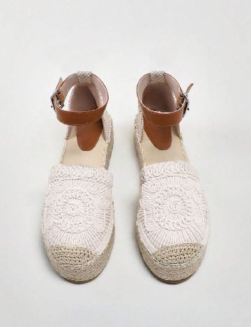 Espadrile SHEIN, alb