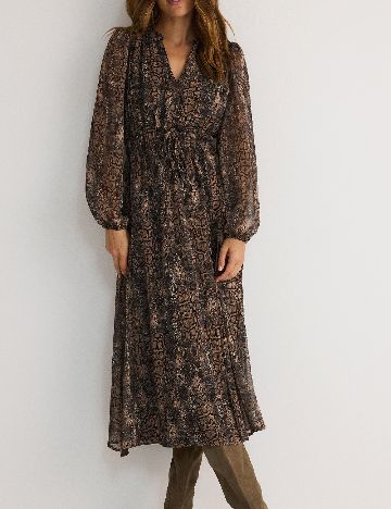 Rochie medie Reserved, animal print